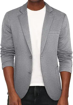 JONES Men's Casual Knit Blazer Suit Jackets