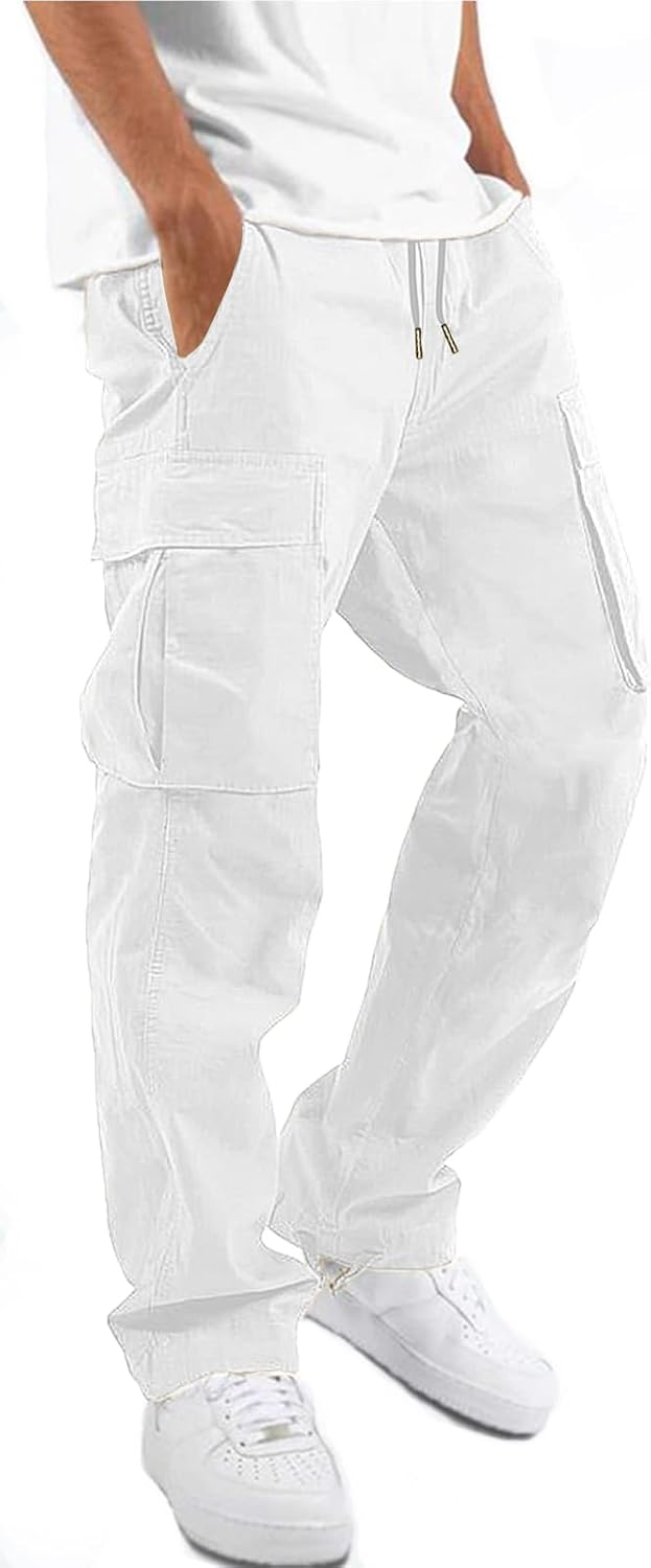 HUNGSON Mens Cargo Pants for Men