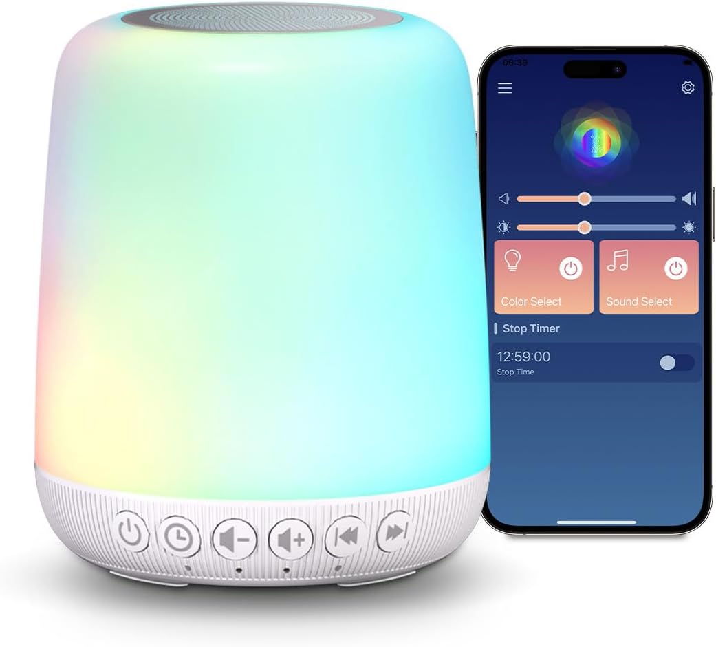 Easysleep White Noise Machine Night Light & Timer