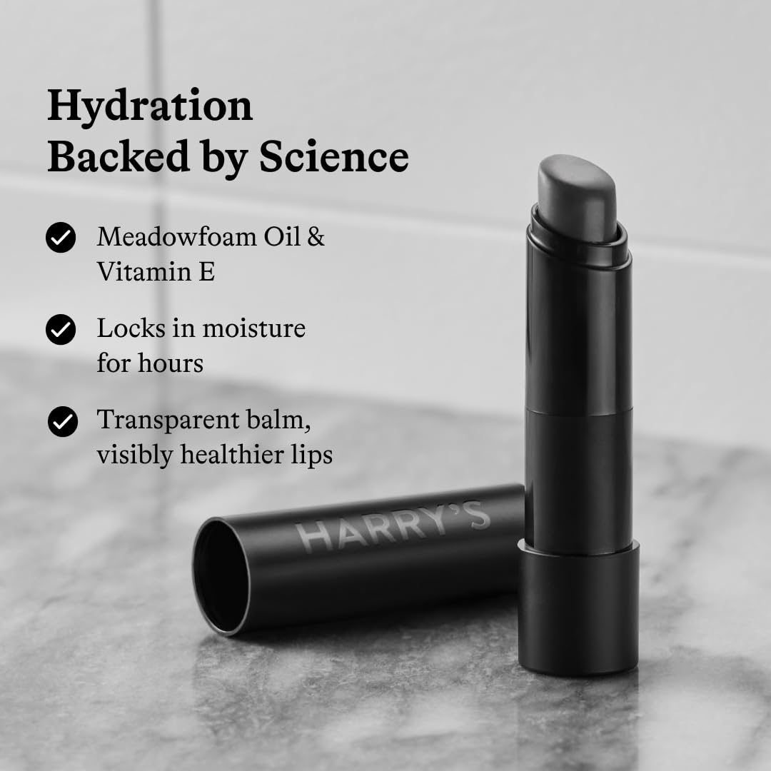 Harry's Black Lip Balm for Men Hydrating Men's Lip Balm