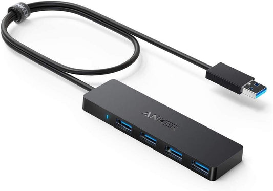 Anker 4-Port USB 3.0 Hub with 2ft Extended Cable