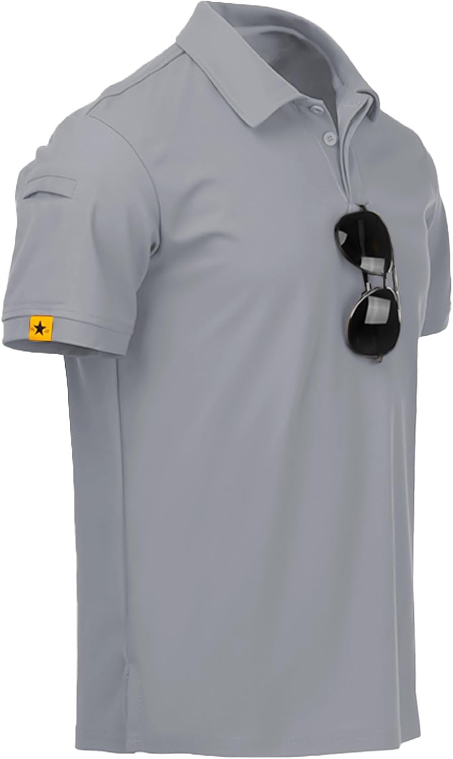 ZITY Mens Polo Shirt Short Sleeve Sports