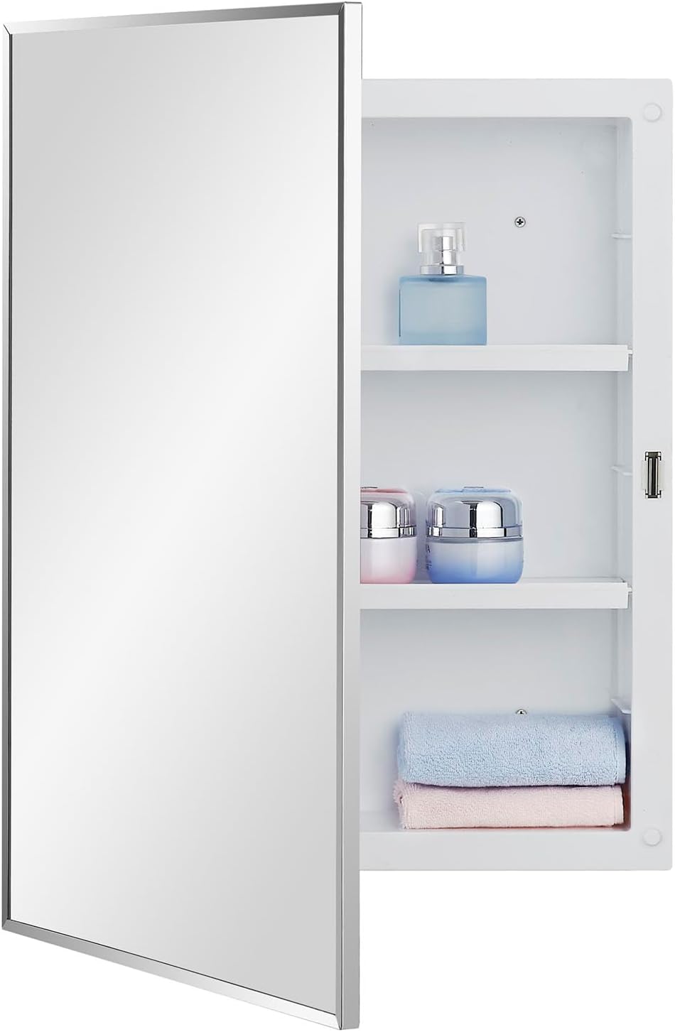 Plastic Bathroom Medicine Mirror Cabinet