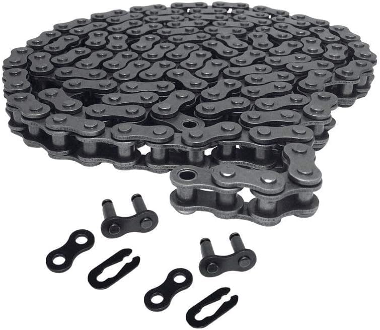 AZSSMUK Roller Chain 5 Feet Carbon Steel Material
