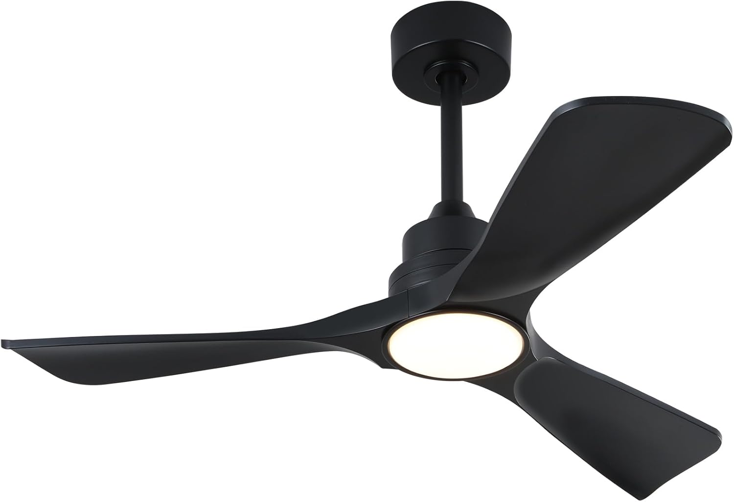 White Ceiling Fans with Lights and Remote