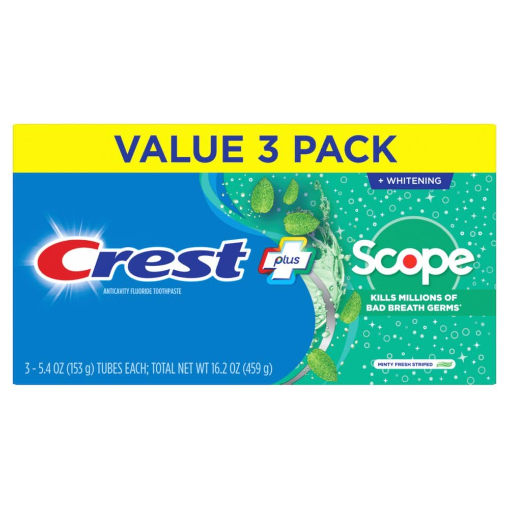 Crest + Scope Whitening Toothpaste