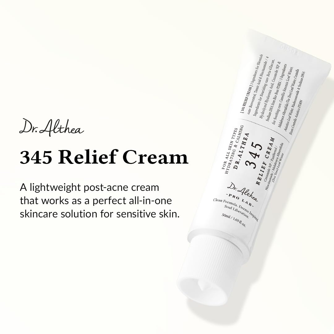 Dr.Althea 345 Relief Cream Moisturizer for Soothing Recovery