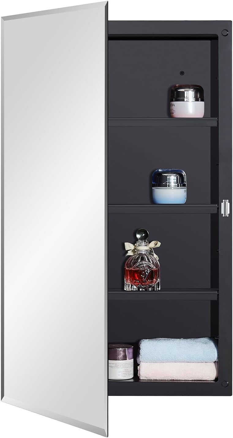 Plastic Bathroom Medicine Mirror Cabinet