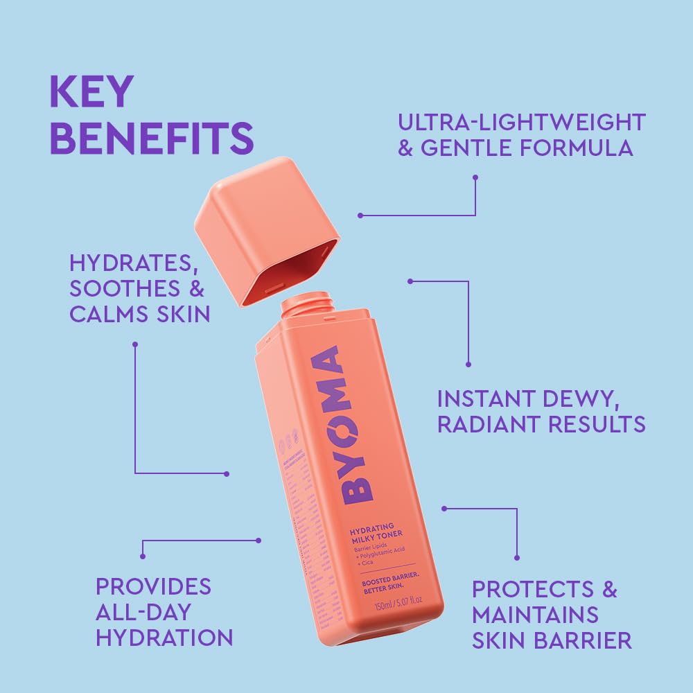 BYOMA Hydrating Milky Toner Dewy Ultra Hydrating Toner for Face