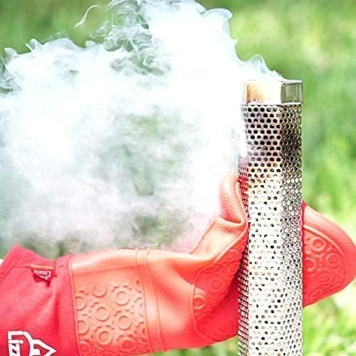 Premium Pellet Smoker Tube of Billowing Smoke
