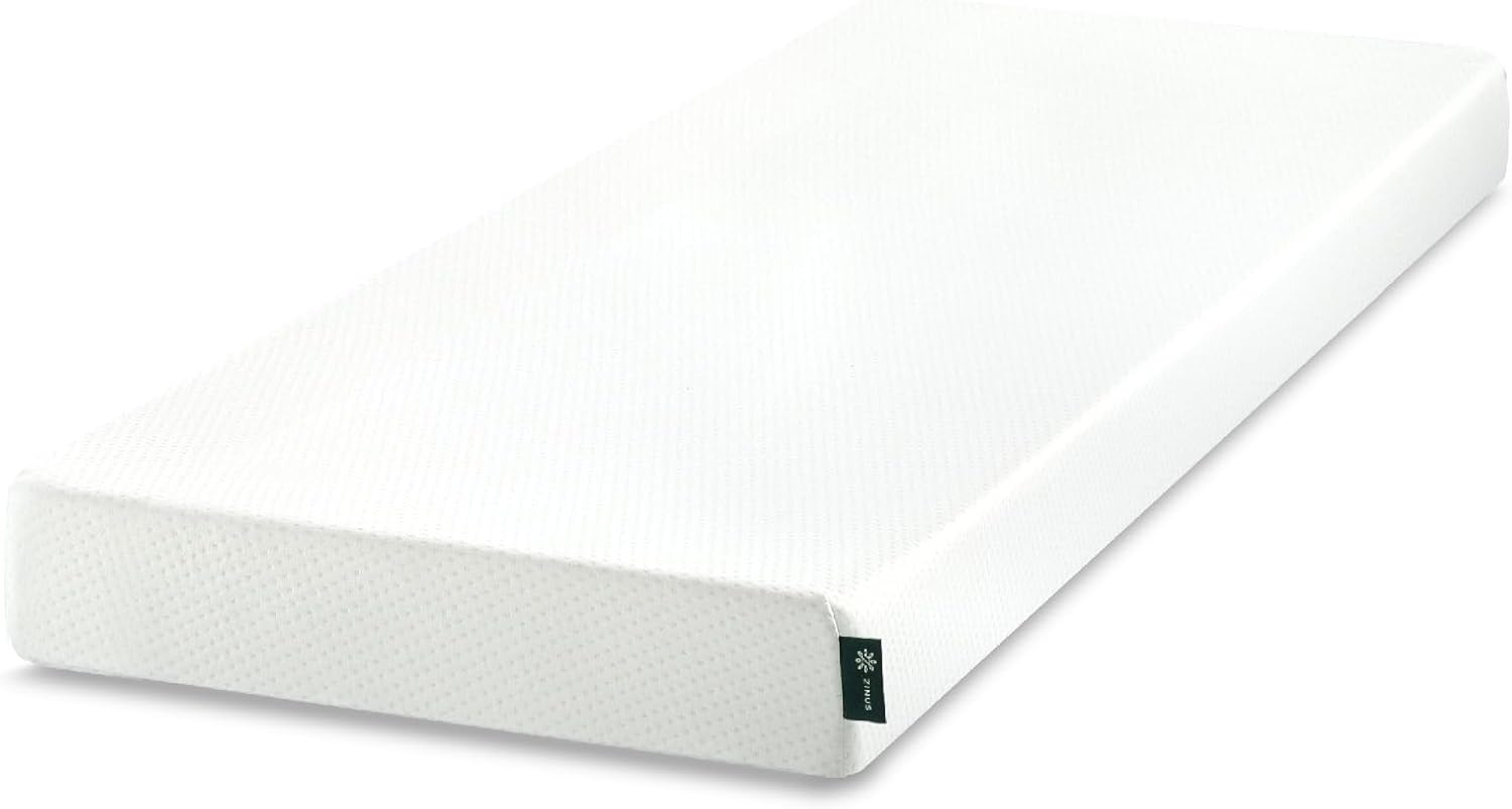 ZINUS 6 Inch Twin Green Tea Memory Foam Mattress