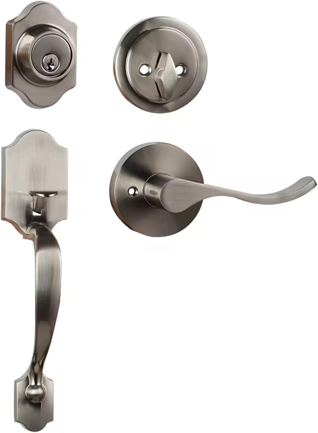 Azdele Front Door Handle and Deadbolt Set Front Door Lock Set