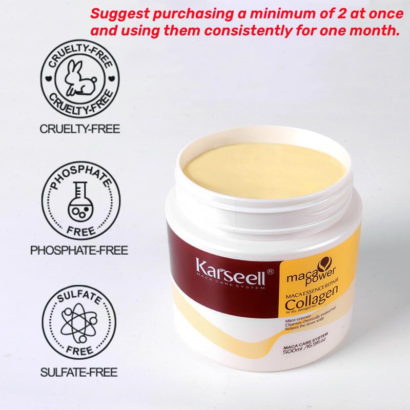 Karseell Collagen Hair Mask Deep Repair Treatment