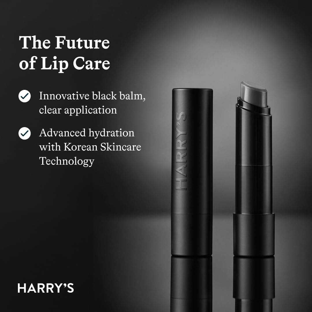 Harry's Black Lip Balm for Men Hydrating Men's Lip Balm