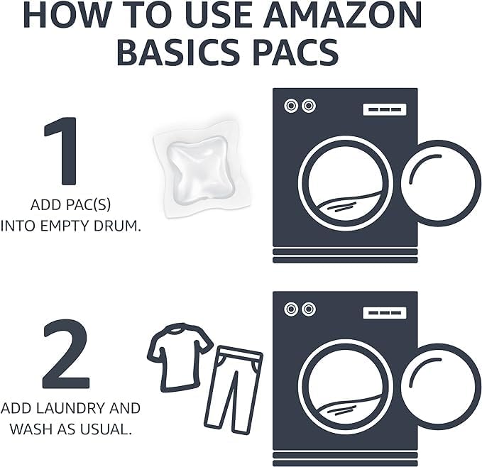 Laundry Detergent Pacs Free & Clear