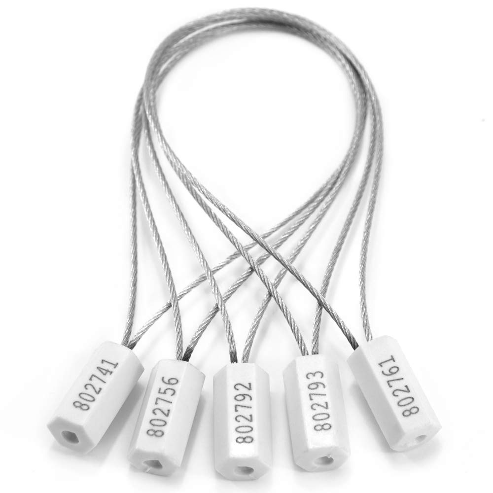 Steel Security Cable Seals Numbered Tamper Proof Security