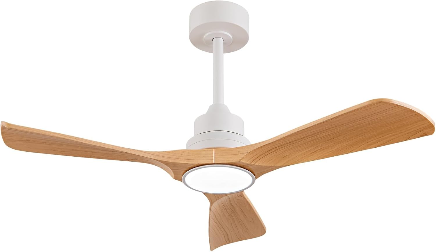 White Ceiling Fans with Lights and Remote