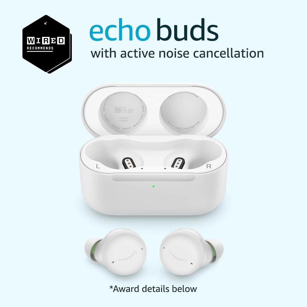 Echo Buds with Active Noise Cancellation (newest model)