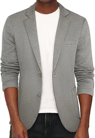 JONES Men's Casual Knit Blazer Suit Jackets