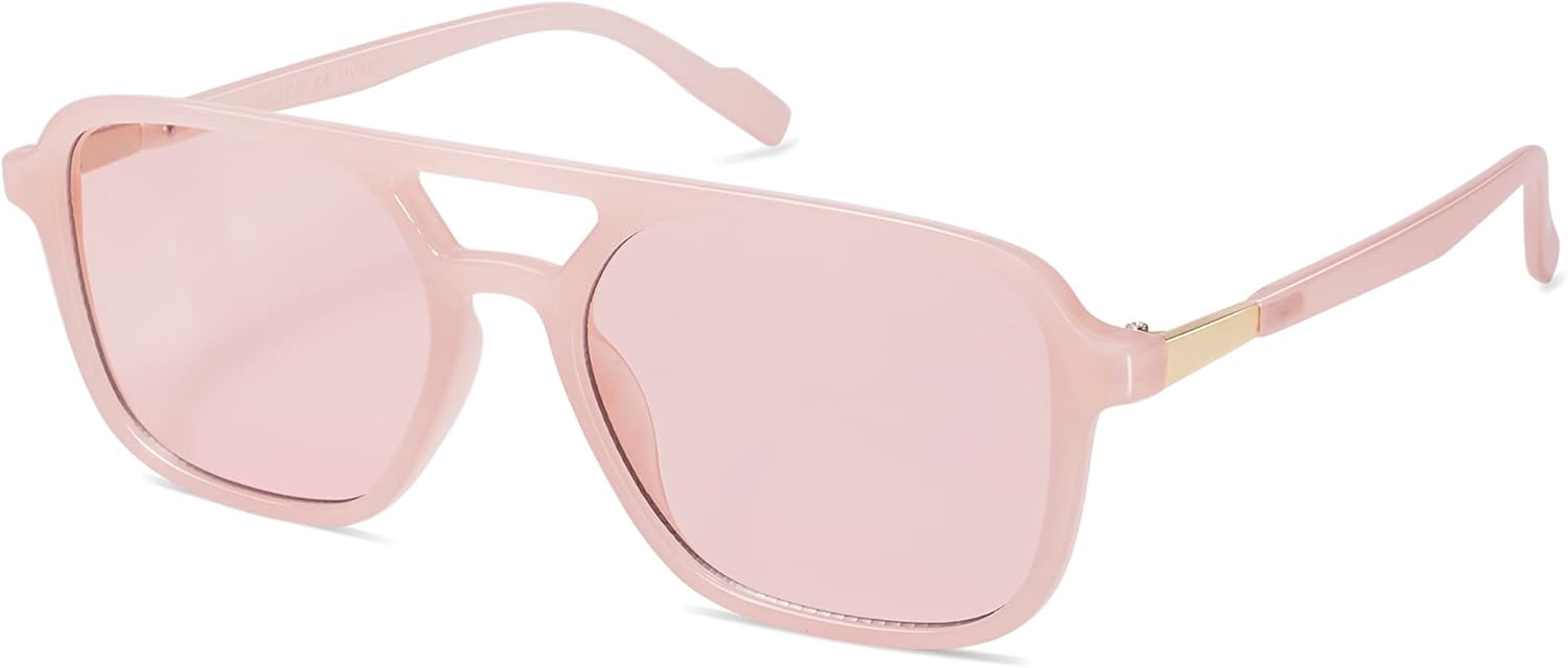 SOJOS Retro Aviator Sunglasses