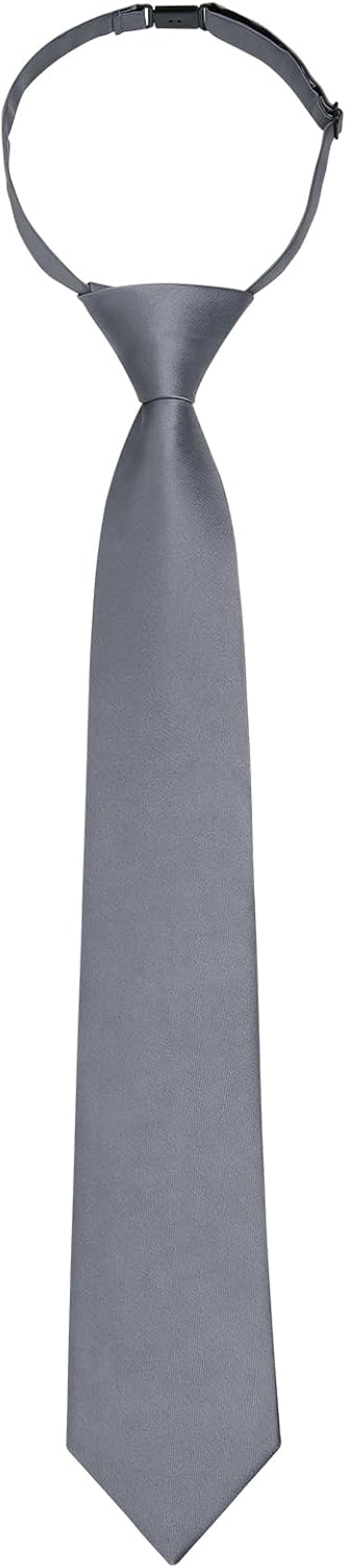 Enlision Boys Ties Solid Color Pre-Tied Kids Necktie