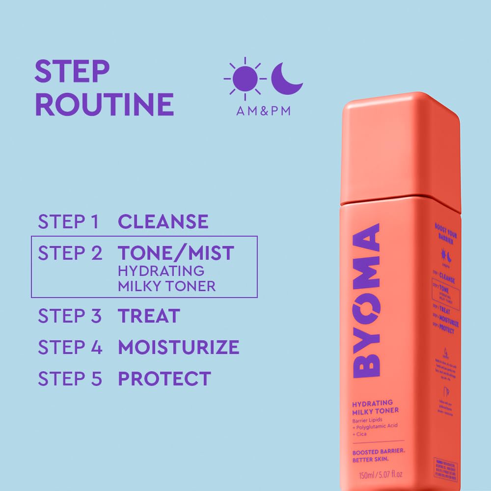 BYOMA Hydrating Milky Toner Dewy Ultra Hydrating Toner for Face