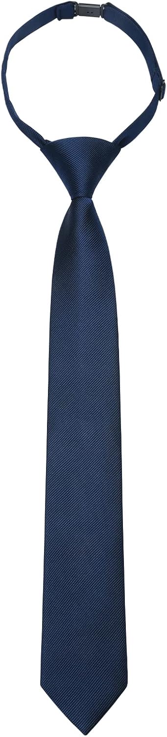 Enlision Boys Ties Solid Color Pre-Tied Kids Necktie