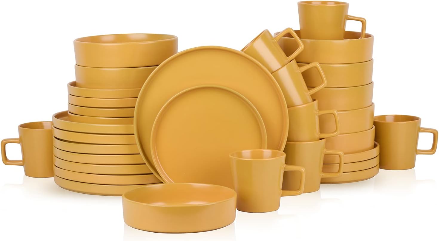 Stone Lain Celina Stoneware 16 Piece Dinnerware Set