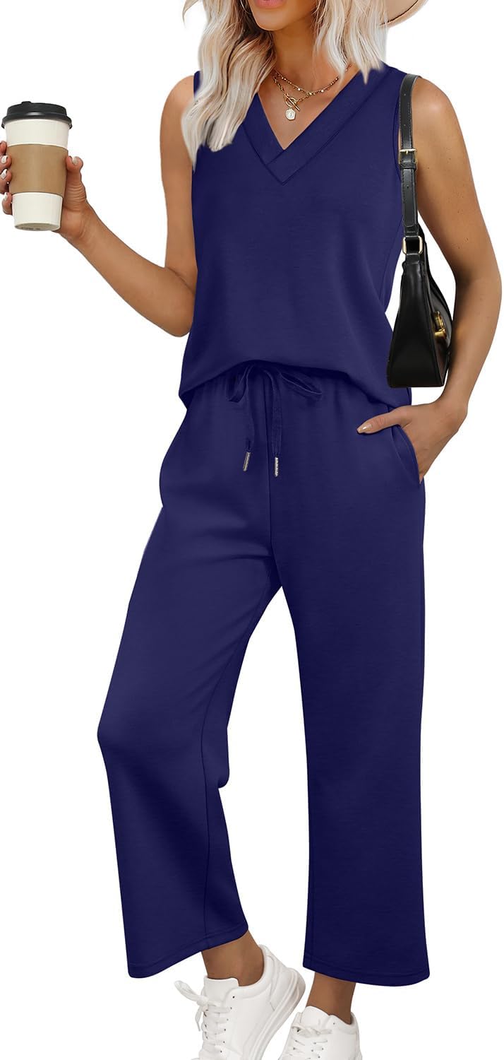 Casual Two Piece Lounge Set for Women