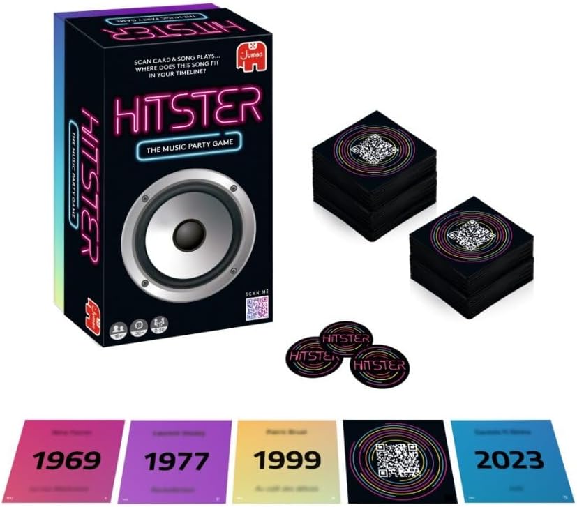Jumbo Hitster - The Music Party Board Game Card Game