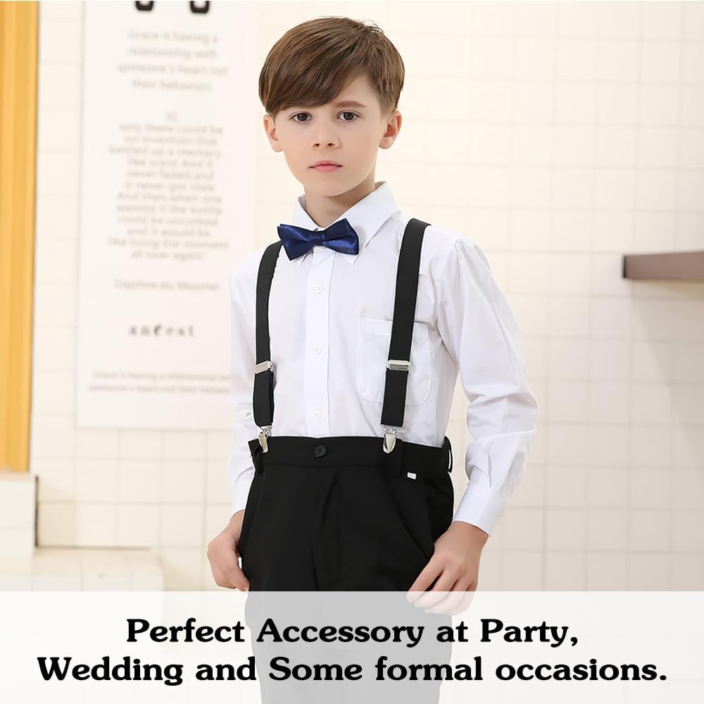 Suspenders for Boys and Girls,Elastic Y-Back Design