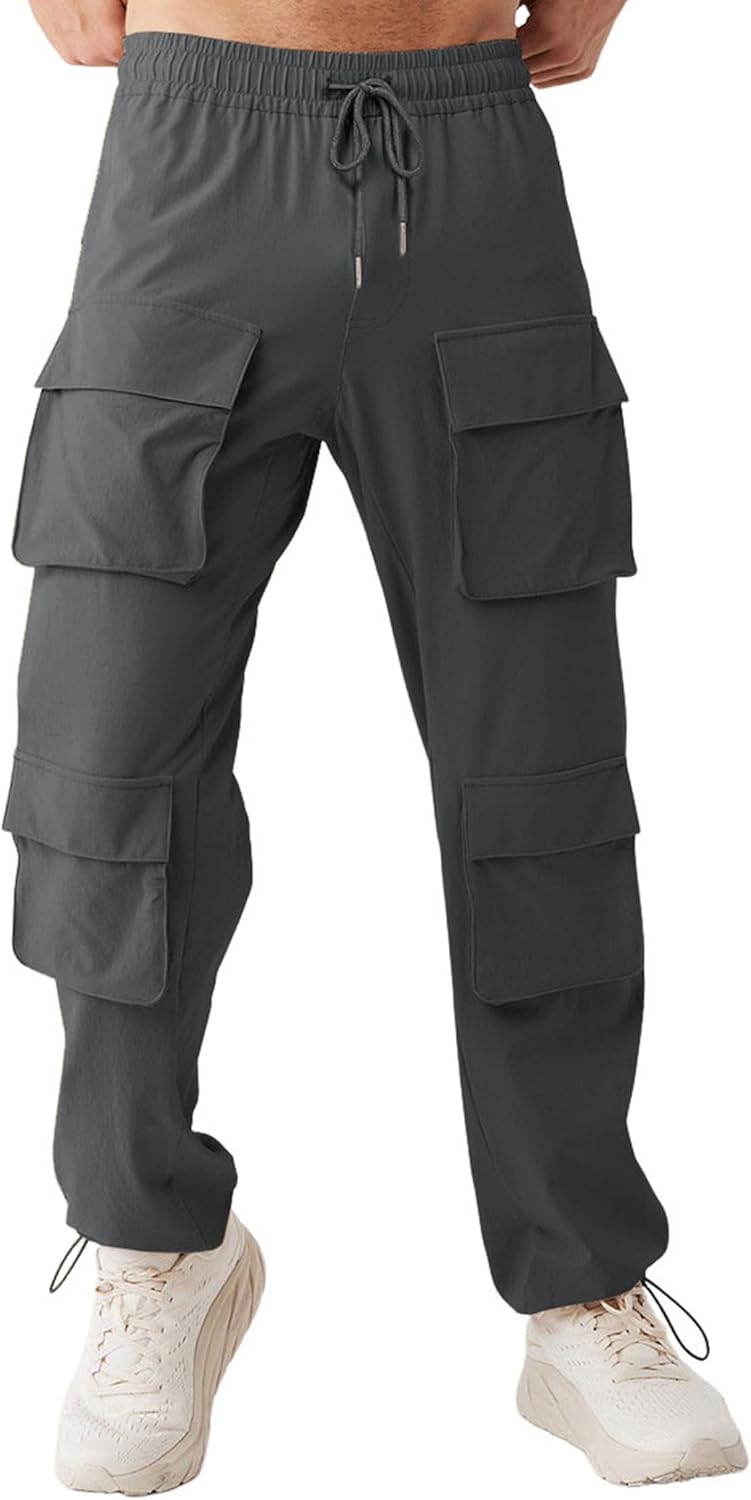 ZAFUL Flat Pocket Parachute Pants for Men