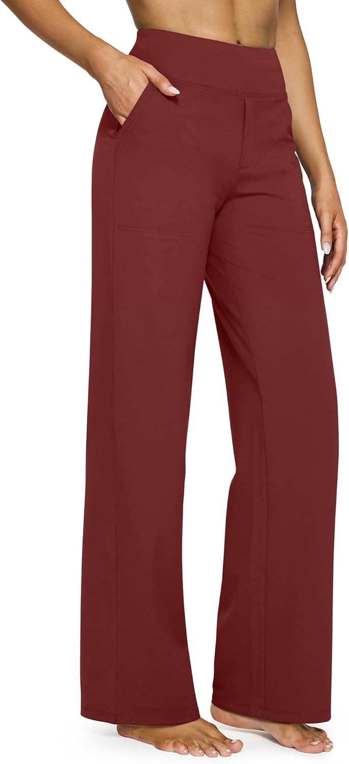 G4Free Women's Wide-Leg Yoga Pants