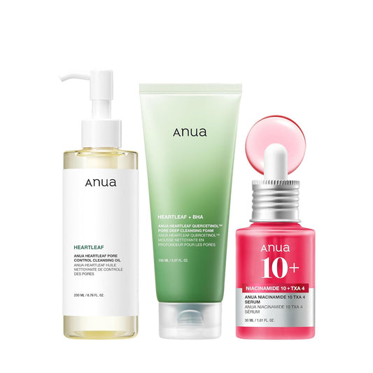 Anua 3-Step Glass Skin Beginner Set Korean Skincare