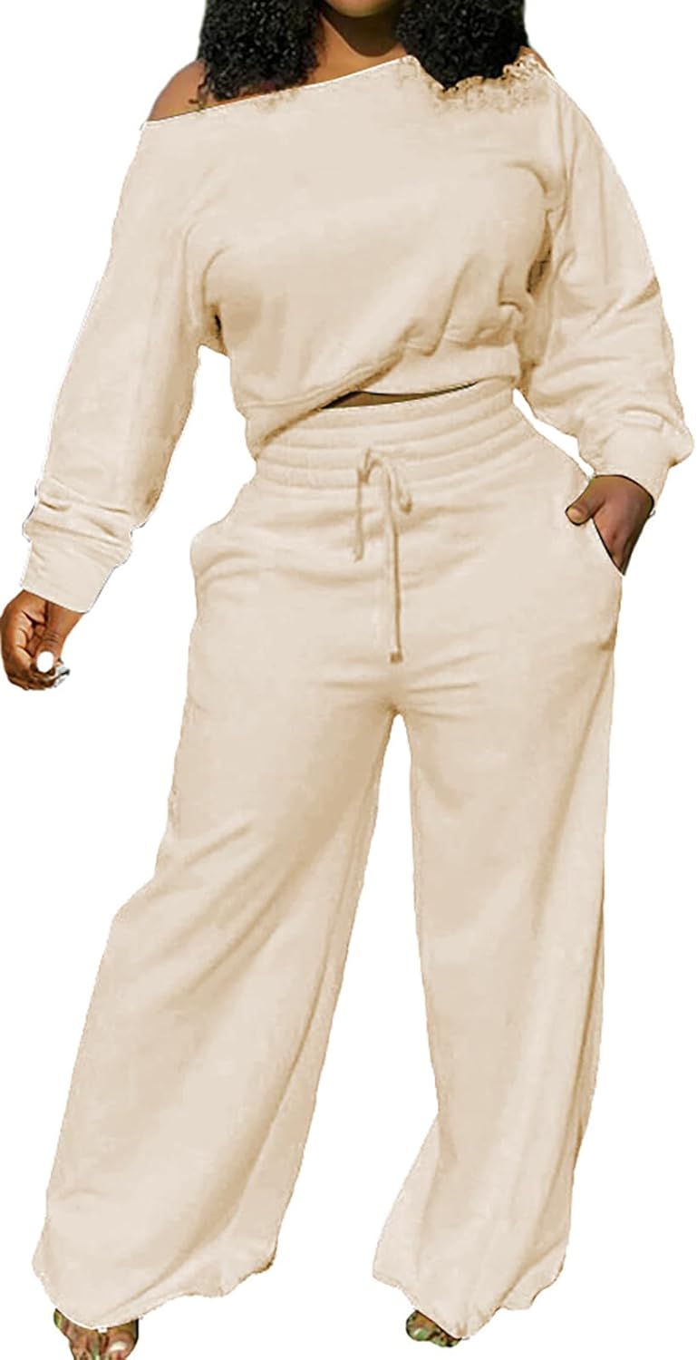 TOLENY Two Piece Sweater Pants Loungewear