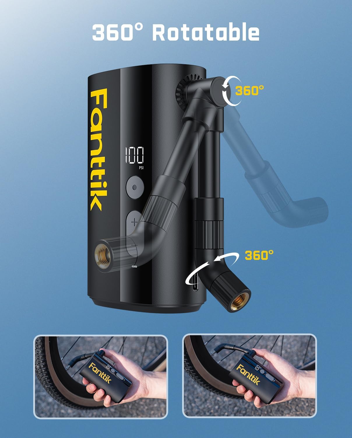 Fanttik X9 Ace Mini Fast Inflate Bike Pump