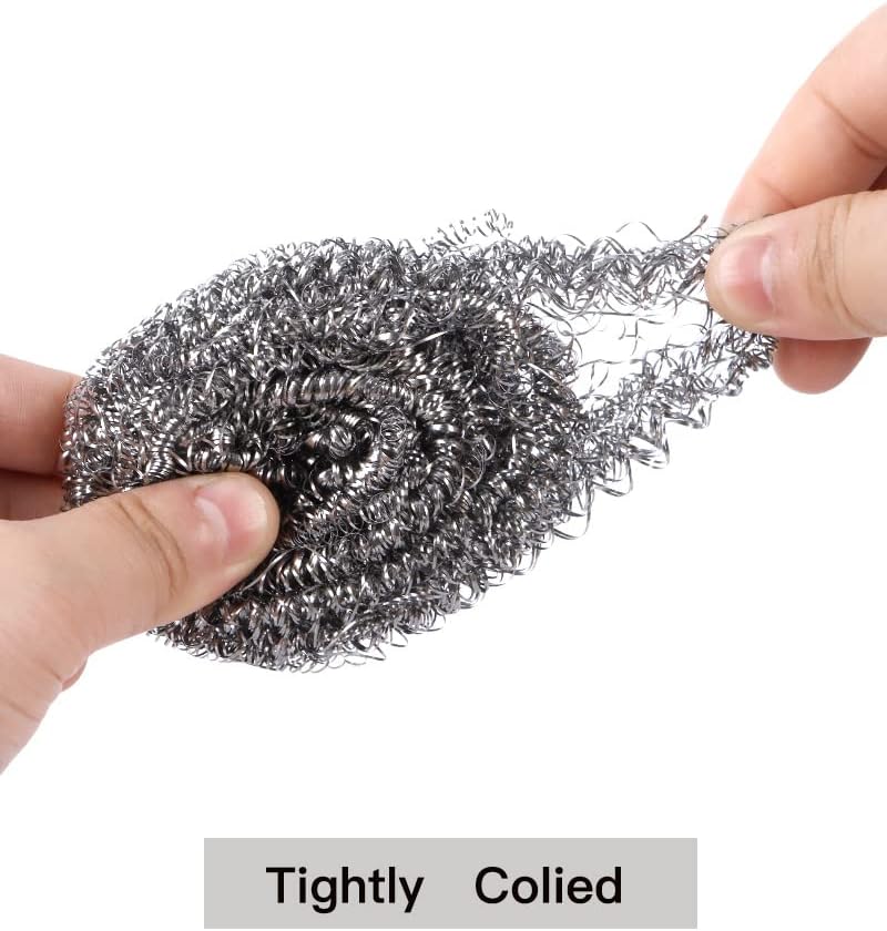 Heavy Duty Kitchen Steel Scrubbers Set
