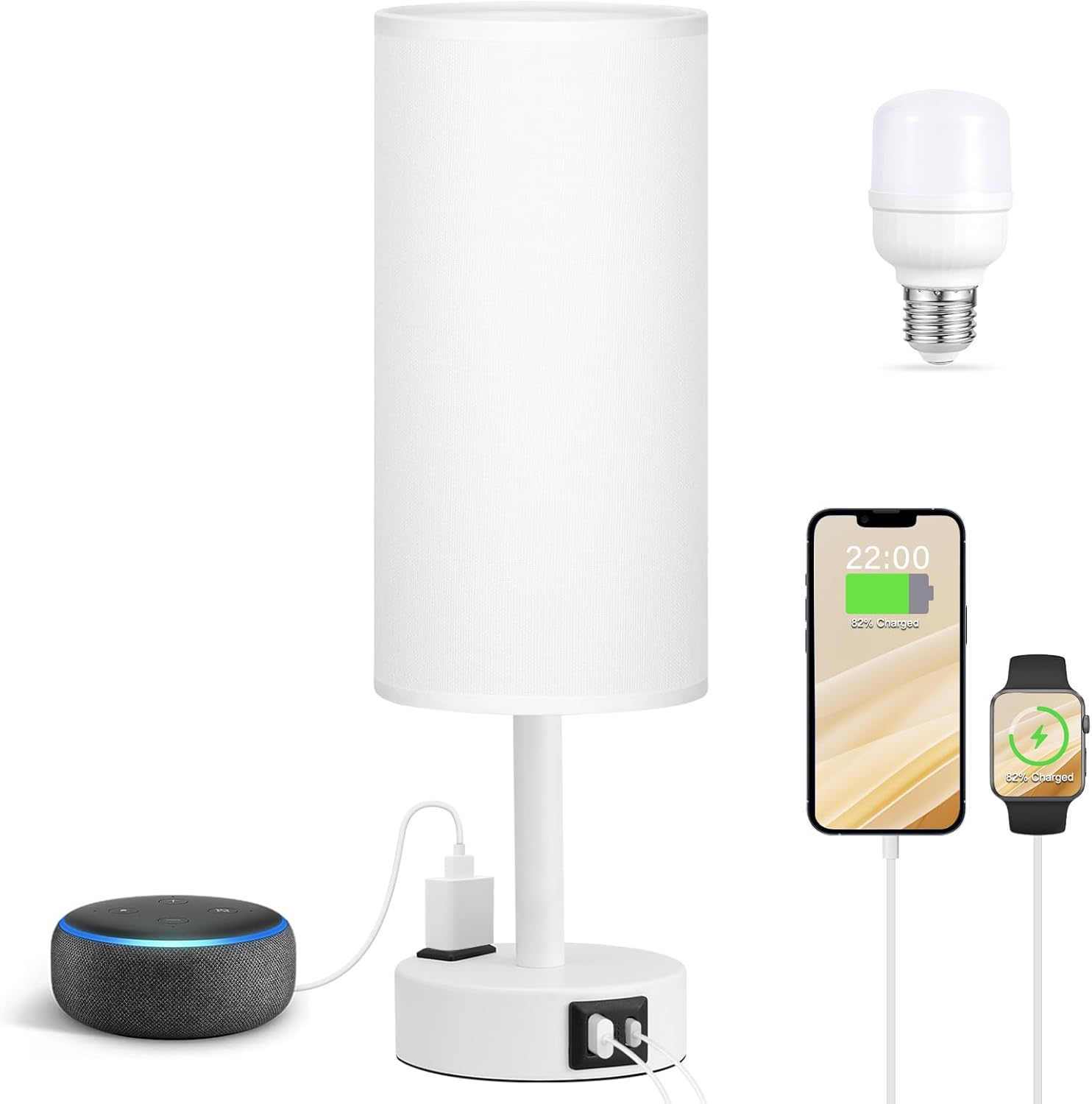 Bedside Touch Lamp 3-Way Dimmable