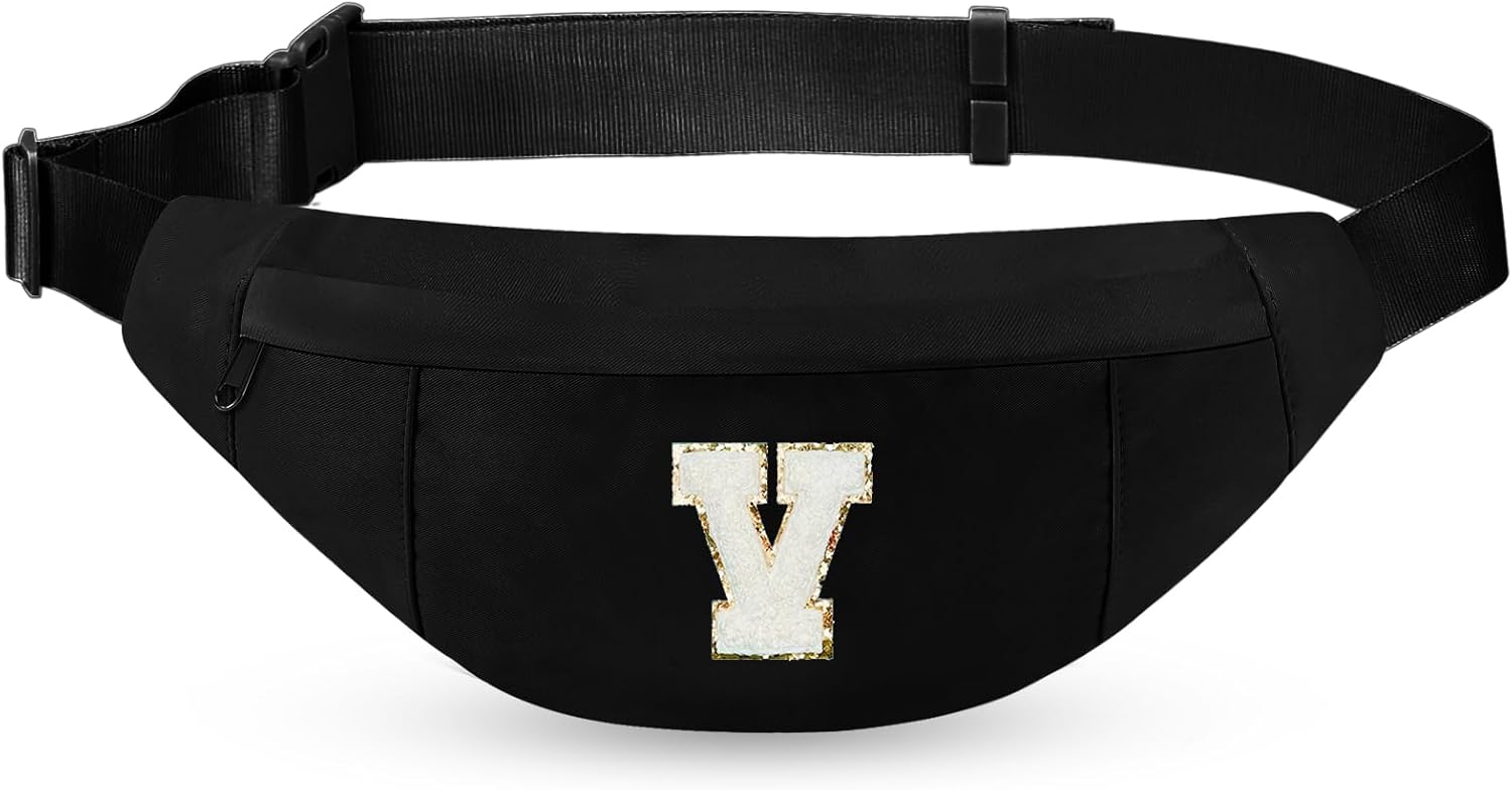 MAXTOP Large Crossbody Fanny Pack with 4-Zipper Pockets