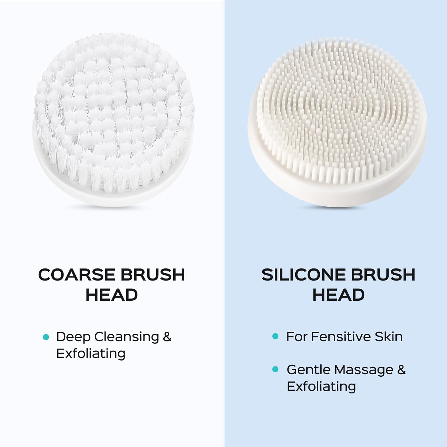 COSLUS Facial Cleansing Brush Silicone Face Scrubber