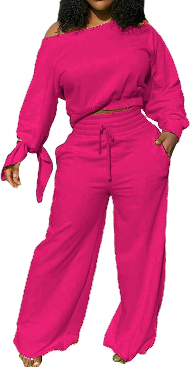 TOLENY Two Piece Sweater Pants Loungewear