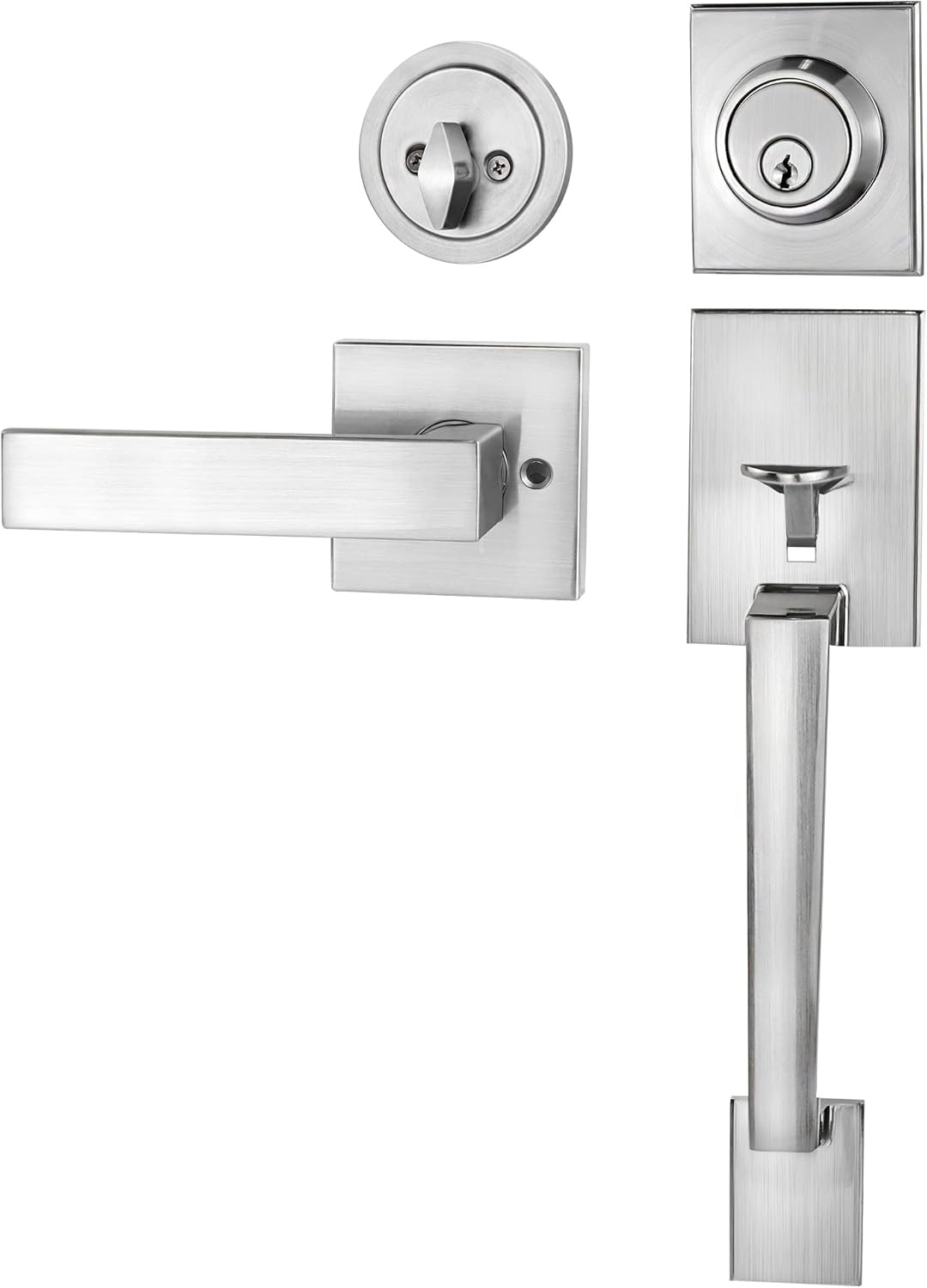 Azdele Front Door Handle and Deadbolt Set Front Door Lock Set