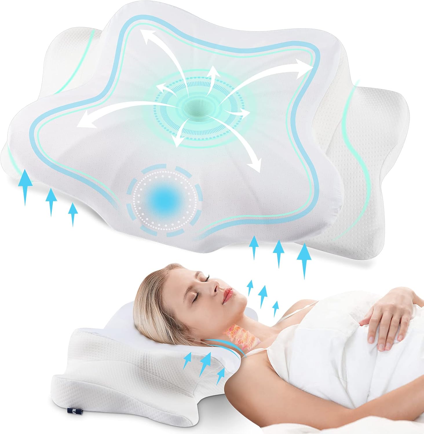 DONAMA Cervical Memory Foam Pillow