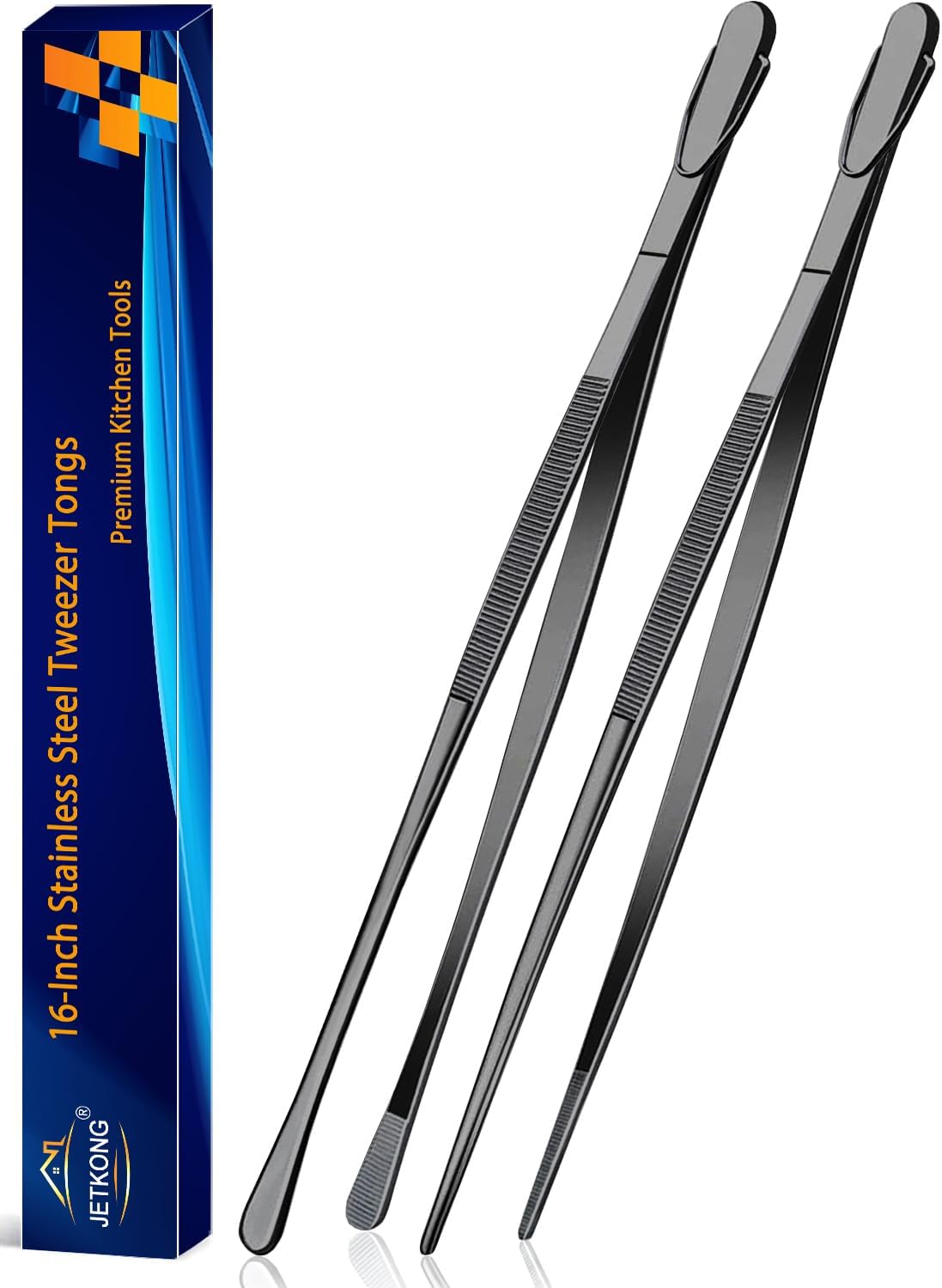 JETKONG Kitchen Tweezers Fine Tweezer Tongs