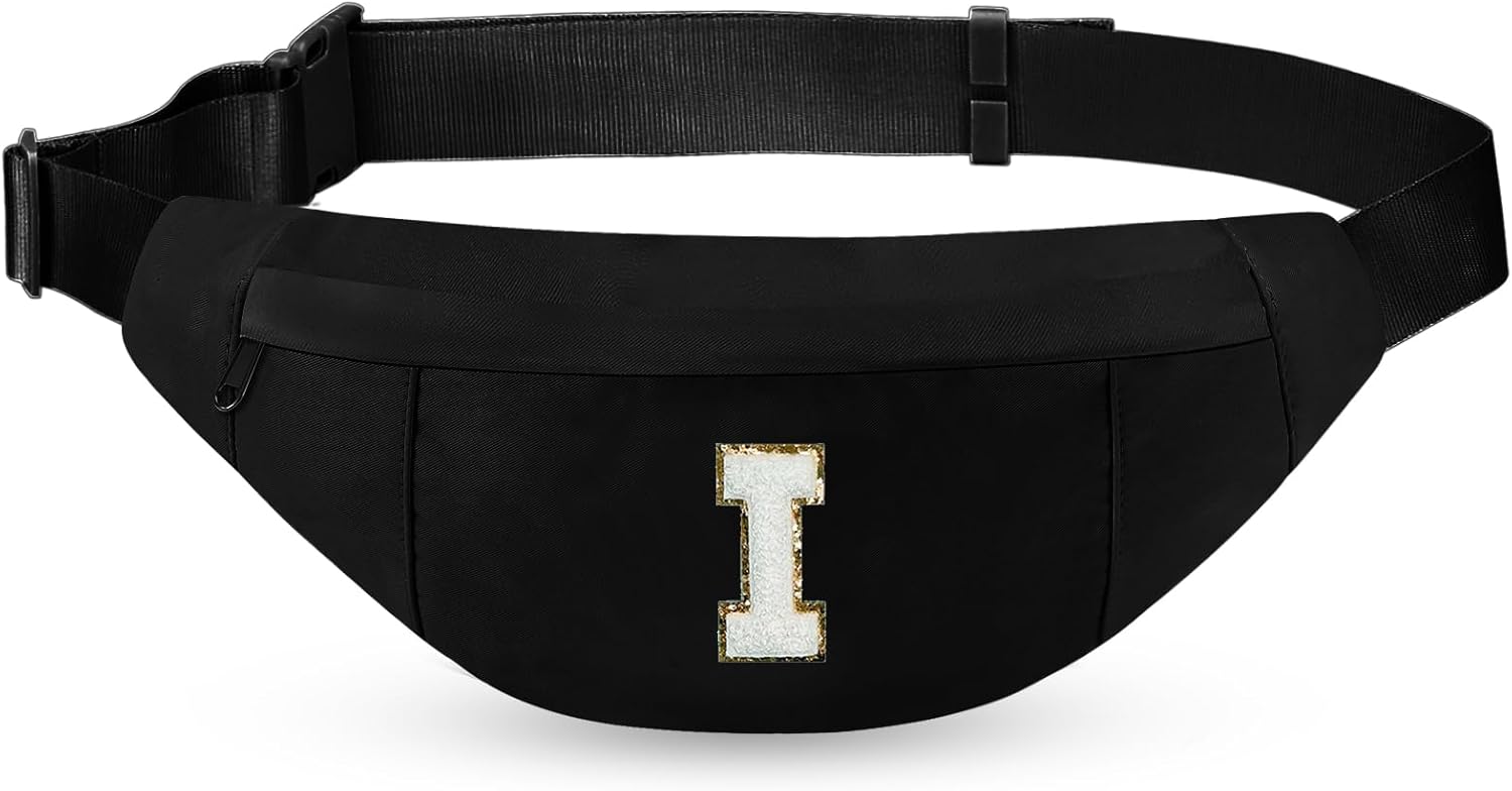 MAXTOP Large Crossbody Fanny Pack with 4-Zipper Pockets