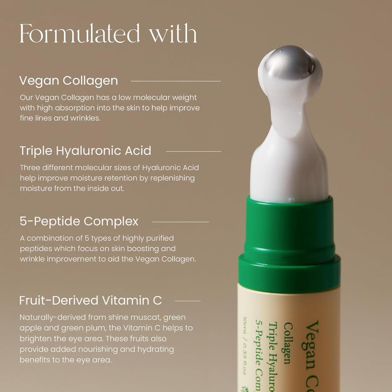AXIS-Y Vegan Collagen Eye Serum K Beauty Triple Hyaluronic Acid