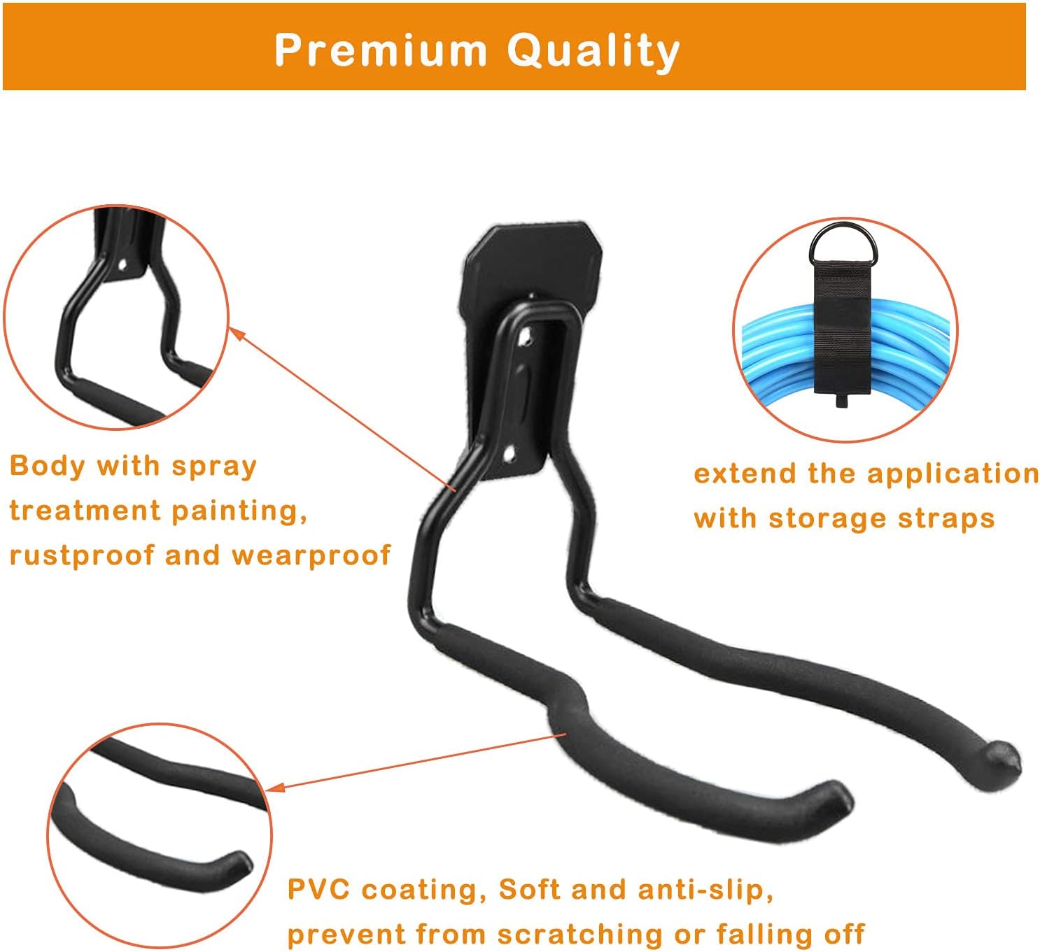 Garden Power Tool Hanger Garage Wall Hooks