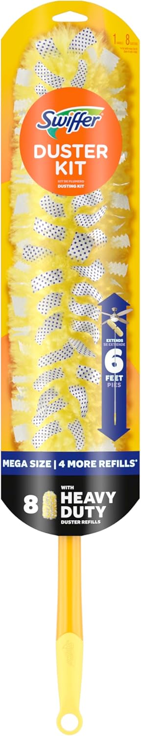 Swiffer Duster Kit with 6 ft Super Extendable Handle