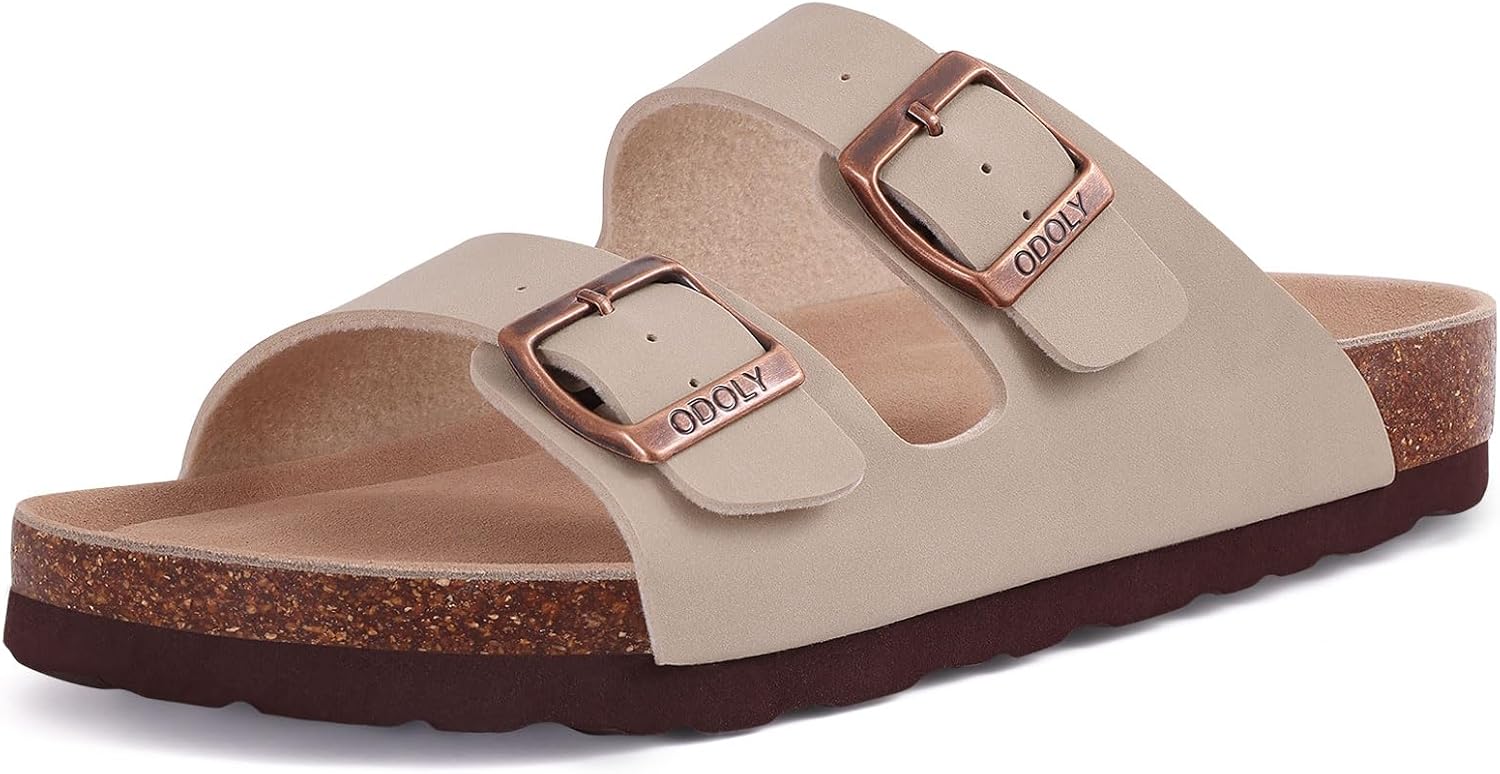 Unisex Cork Footbed Sandals – Arch Support
