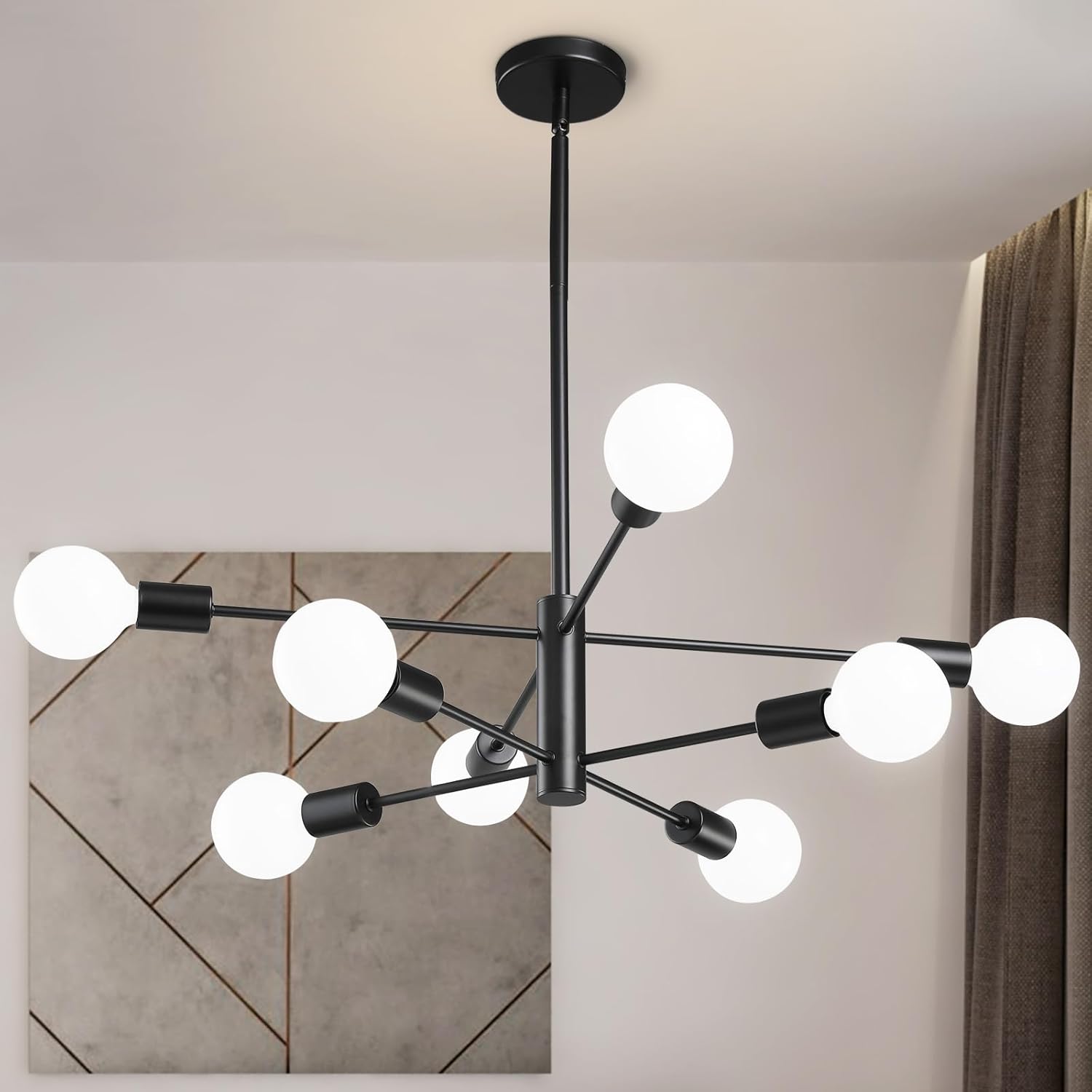 Modern Chandelier Ceiling Light Fixture Sputnik